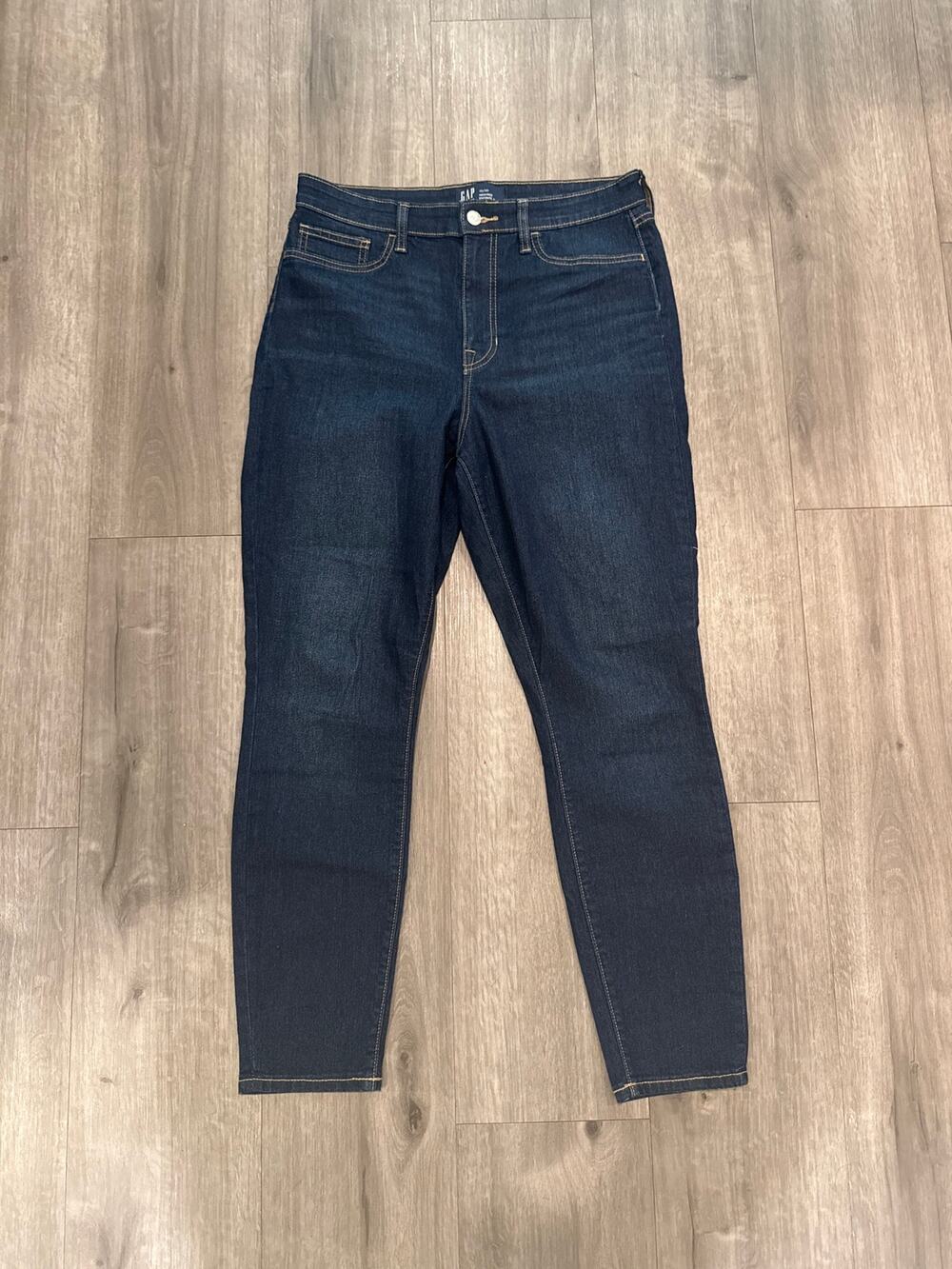 Gap High Rise Dark Blue Favorite Jegging Women's Size 10